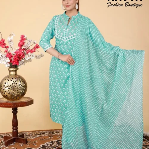Kurti with Pant and Dupatta