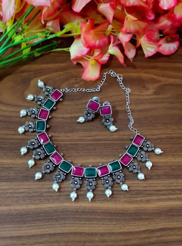 Oxidised German Silver Necklace