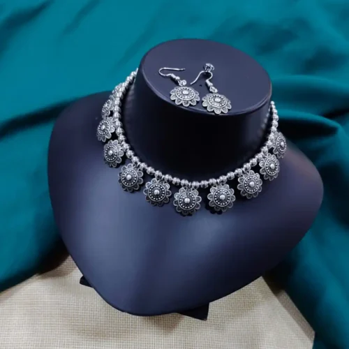 Oxidised German Silver Necklace