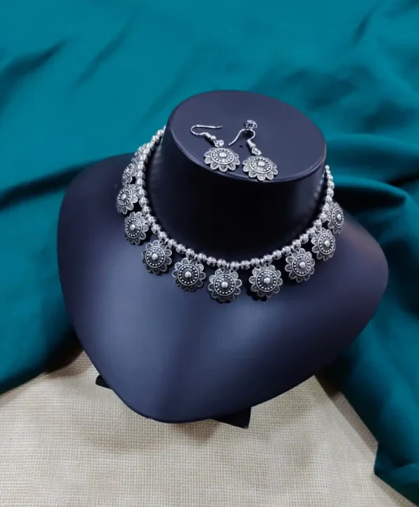 Oxidised German Silver Necklace