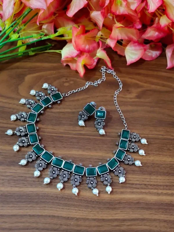 Oxidised German Silver Necklace