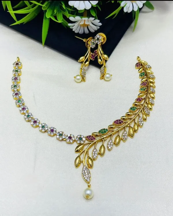 Gold Plated Necklace Set