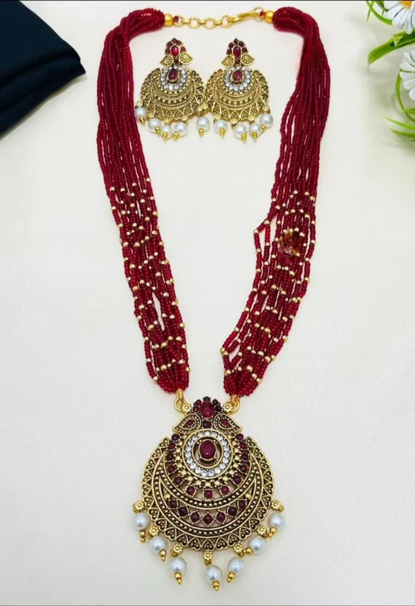 Temple Necklace Set