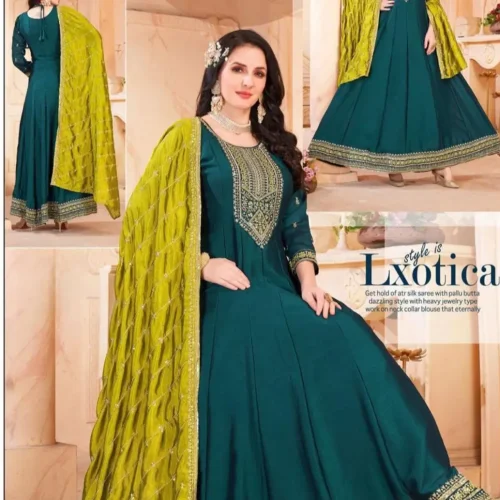 Party Gown with Dupatta