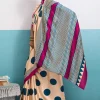 Polka Dot Printed Satin Saree