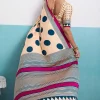 Polka Dot Printed Satin Saree