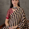 Satin Striped Saree