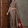 Satin Striped Saree