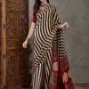 Satin Striped Saree