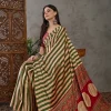 Satin Striped Saree