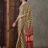 Satin Striped Saree