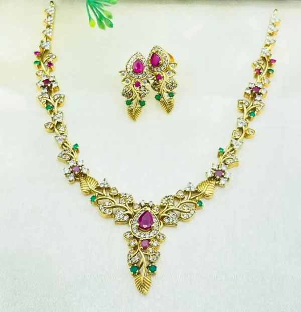Gold Plated Necklace Set